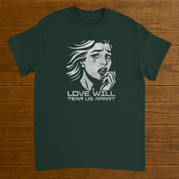 Load image into Gallery viewer, Love Will Tear Us Apart Retro Comic Shirt