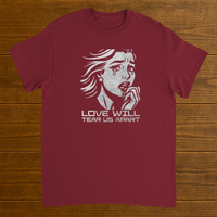 Load image into Gallery viewer, Love Will Tear Us Apart Retro Comic Shirt