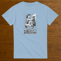Load image into Gallery viewer, Girls Get It Done Shirt Retro Mechanic Tee