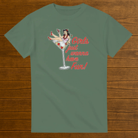 Load image into Gallery viewer, Girls Just Wanna Have Fun Retro Pinup Shirt