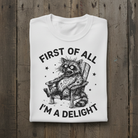 Load image into Gallery viewer, Raccoon Delight Shirt Funny Animal Tee