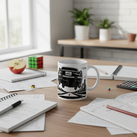 Load image into Gallery viewer, Ferris Style NRVOUS Car Retro Chicago Coffee Mug