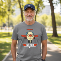 Load image into Gallery viewer, Top Fun Shirt Retro Airplane Adult Tee