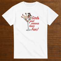 Load image into Gallery viewer, Girls Just Wanna Have Fun Retro Pinup Shirt